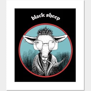 Black sheep Posters and Art